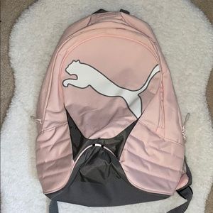 NWOT UO Rare Light Baby Pink Puma Backpack Adjustable